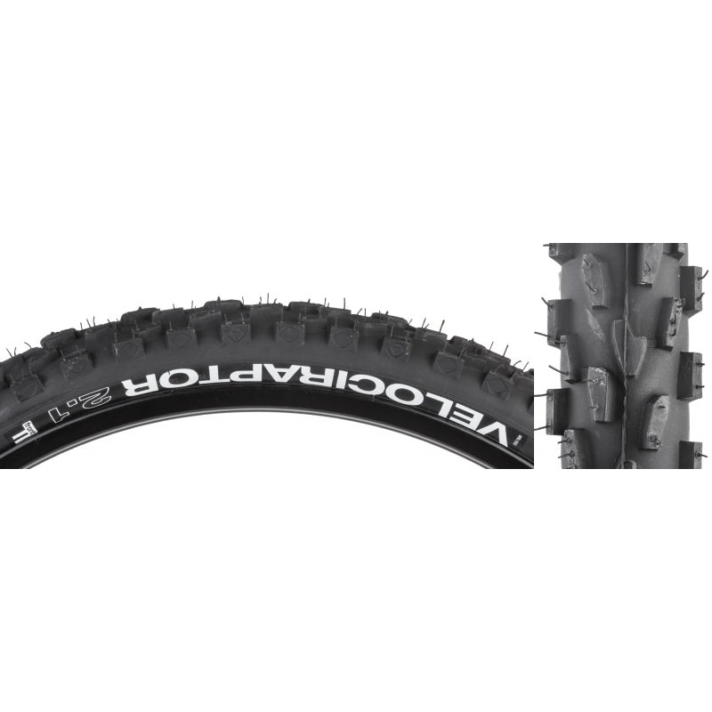 WTB VelociRaptor Comp Tire – 26 x 2.1 Clincher Wire Black Front