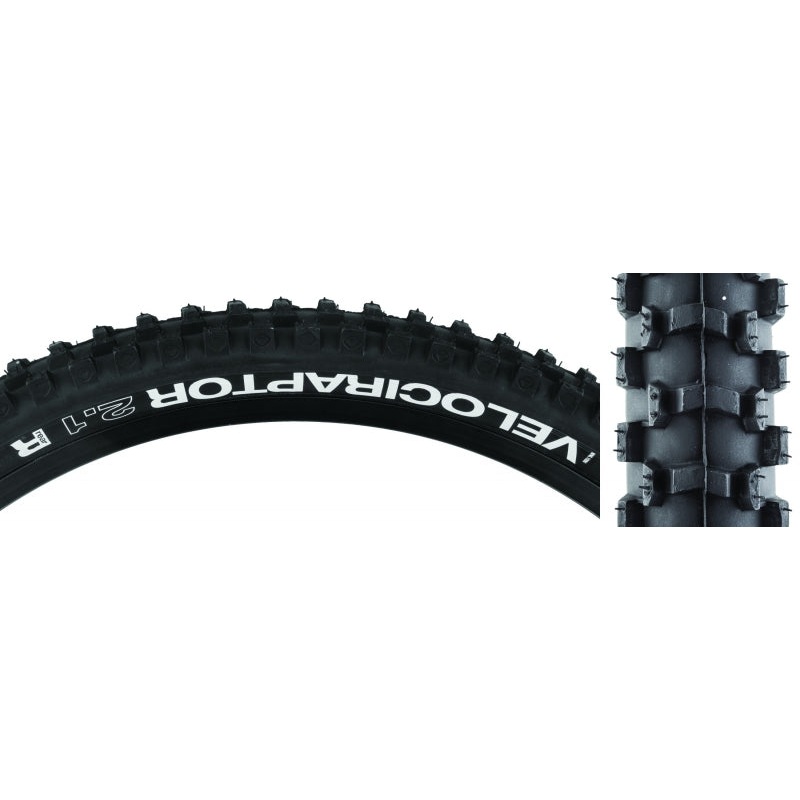 WTB VelociRaptor Comp Tire – 26 x 2.1 Clincher Wire Black Rear