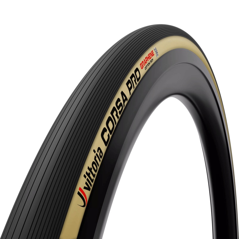 Vittoria Corsa Pro TLR 28c, Tan Wall | Tire Set