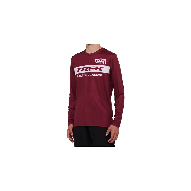 100 TFR Airmatic Long Sleeve X-Large Dark Red Jersey