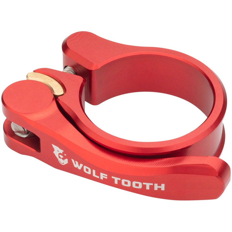 Wolf Tooth Components Quick Release Seatpost Clamp – 31.8mm QR Red