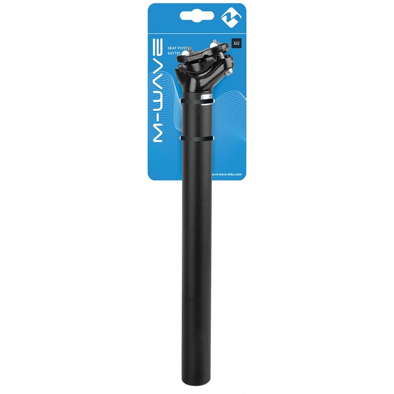 M-Wave SP-M4.1 Seatpost 30.9mm 350mm Offset: 15mm Black