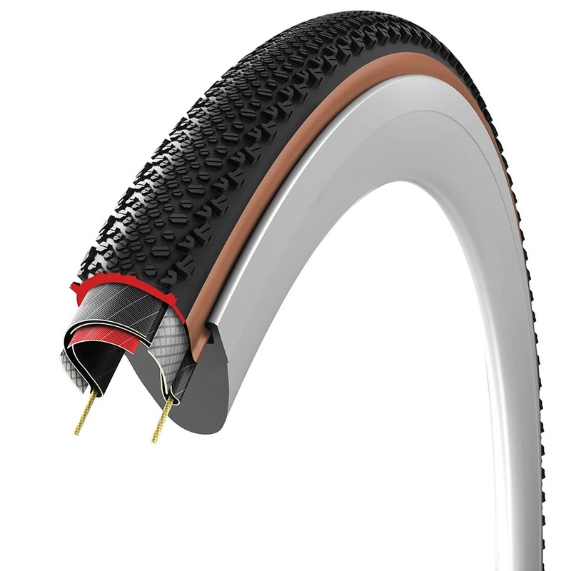 Vittoria Terreno T50 Mixed Tire – 700 x 40 Tubeless Folding Brown Gravel Endurance Graphene G2.0