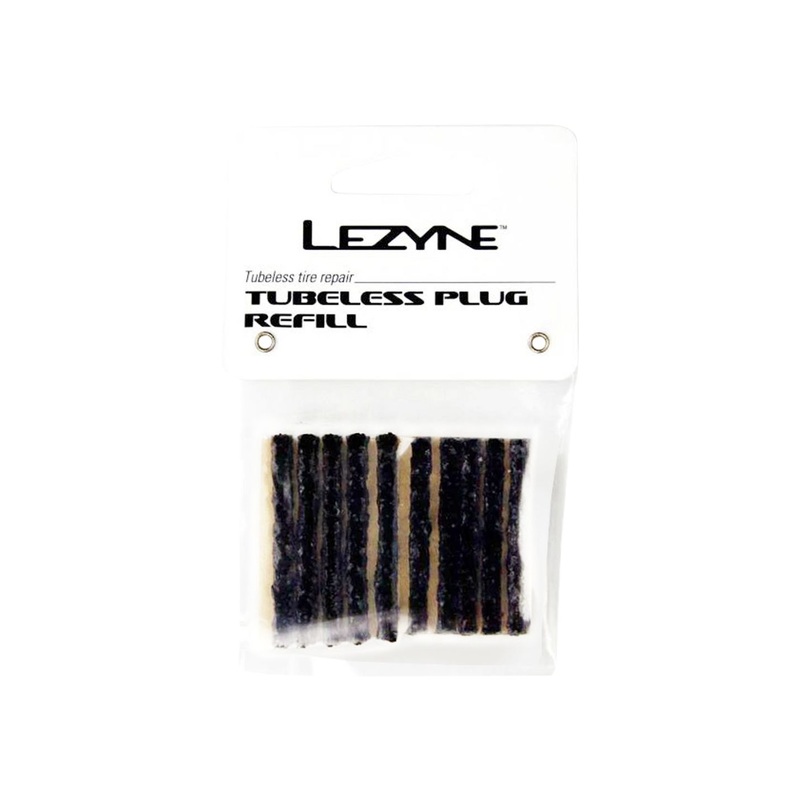 Tire Part Lezyne Tubeless Plug Refill Black Pack of 10