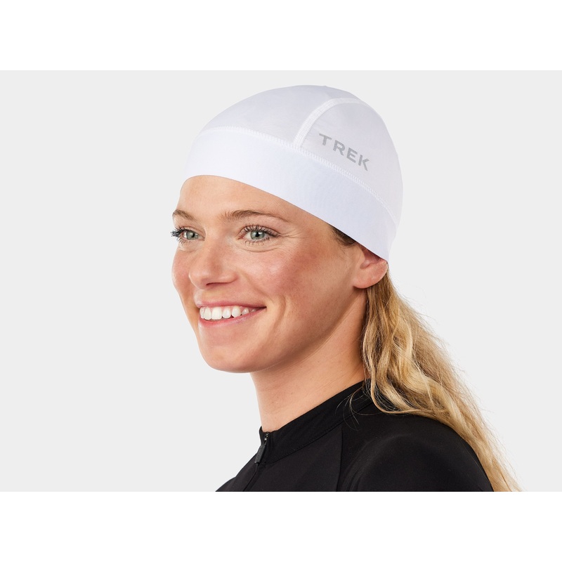 Headwear Trek UV Sunstop Skull Cap One Size White