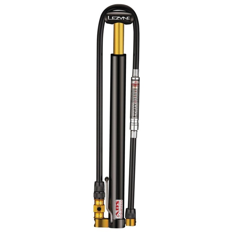 Lezyne Micro Floor Drive HPG- 160PSI – Black/Gold