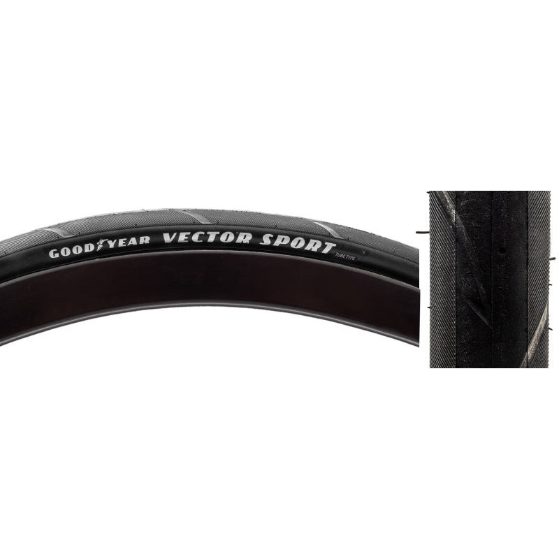 Goodyear Vector Sport Tubeless Ready Tire 700 x 32c Black