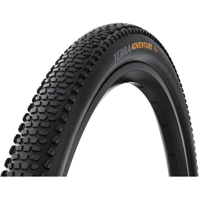 Continental Terra Adventure Tire – 700 x 45 Tubeless Folding BLK Grip Trail Casing E25