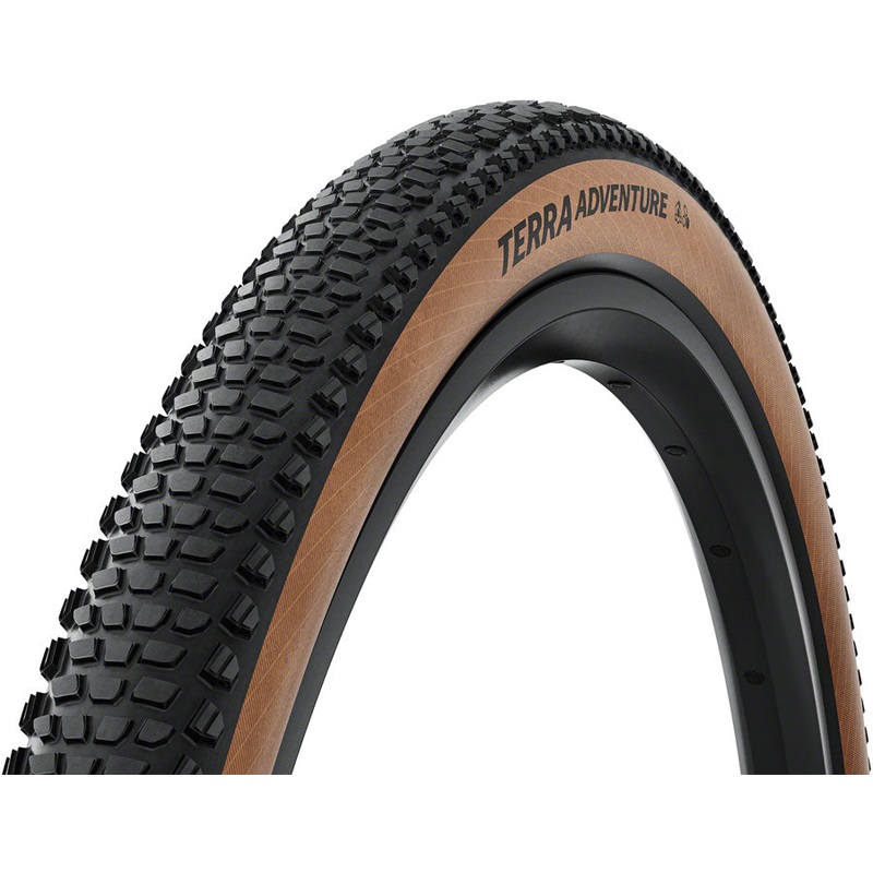 Continental Terra Adventure Tire – 700 x 50 Tubeless Folding BLK/Transparent Grip Trail Casing E25