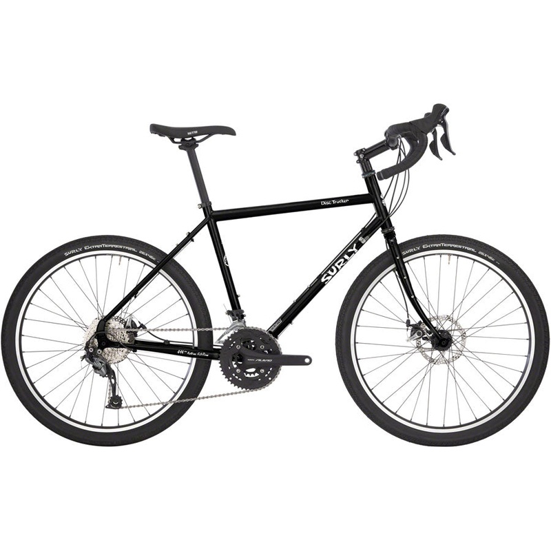 Surly Disc Trucker Bike – 700c Steel Hi-Viz Black 62cm