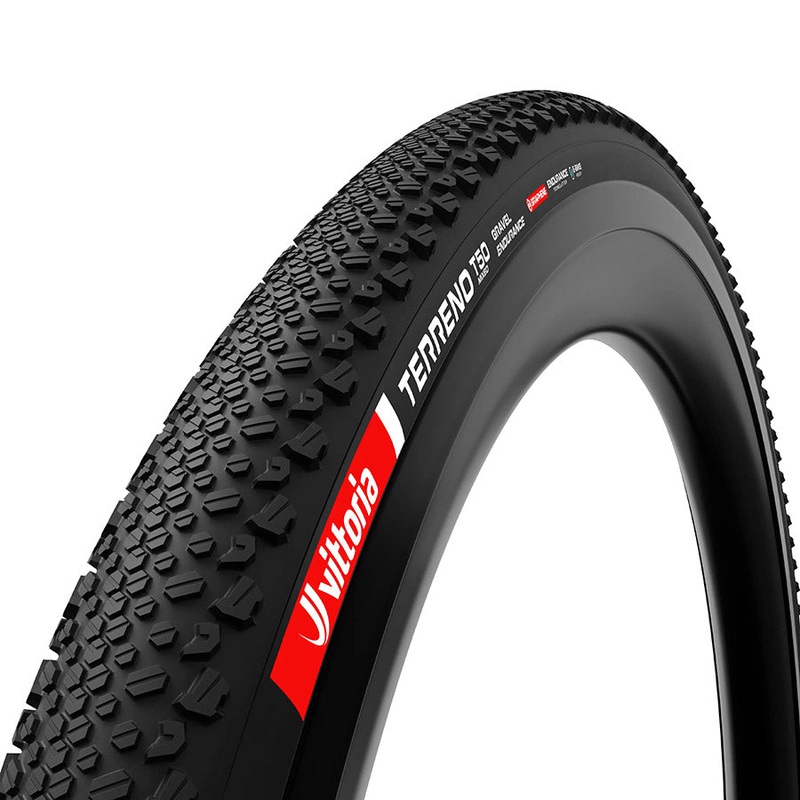 Vittoria Terreno T50 Mixed Tire – 700 x 45 Tubeless Folding BLK Gravel Endurance Graphene G2.0