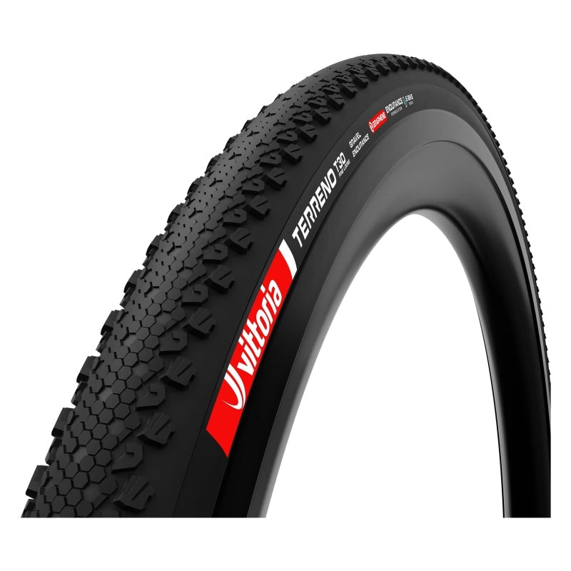Vittoria Terreno T30 Fine Loose Tire – 650 x 47 Tubeless Folding BLK Gravel Endurance Graphene G2.0