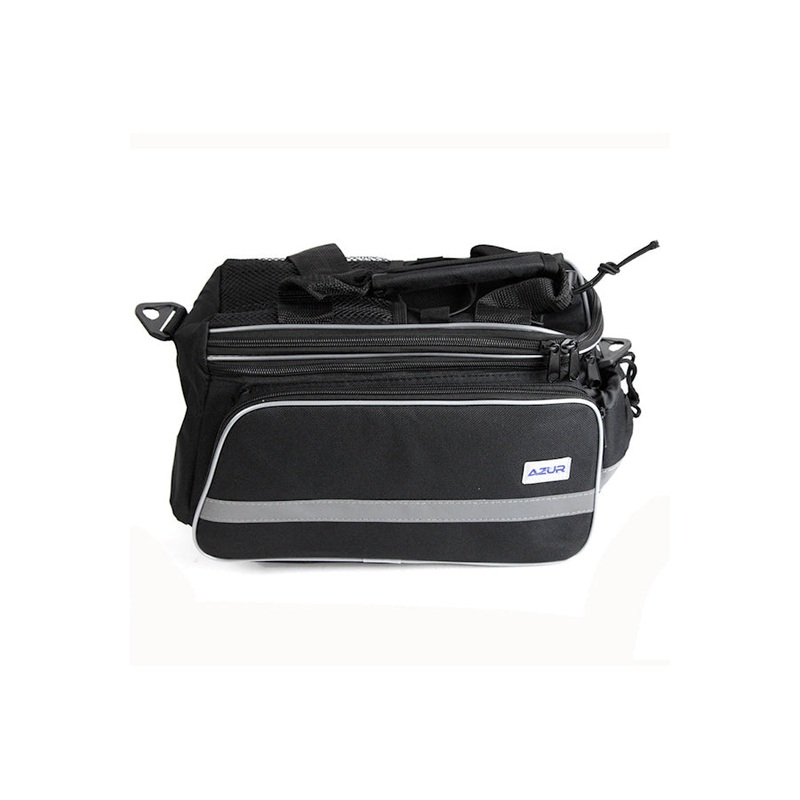 AZUR EXPANDABLE RACK TOP BAG-One Size-Black