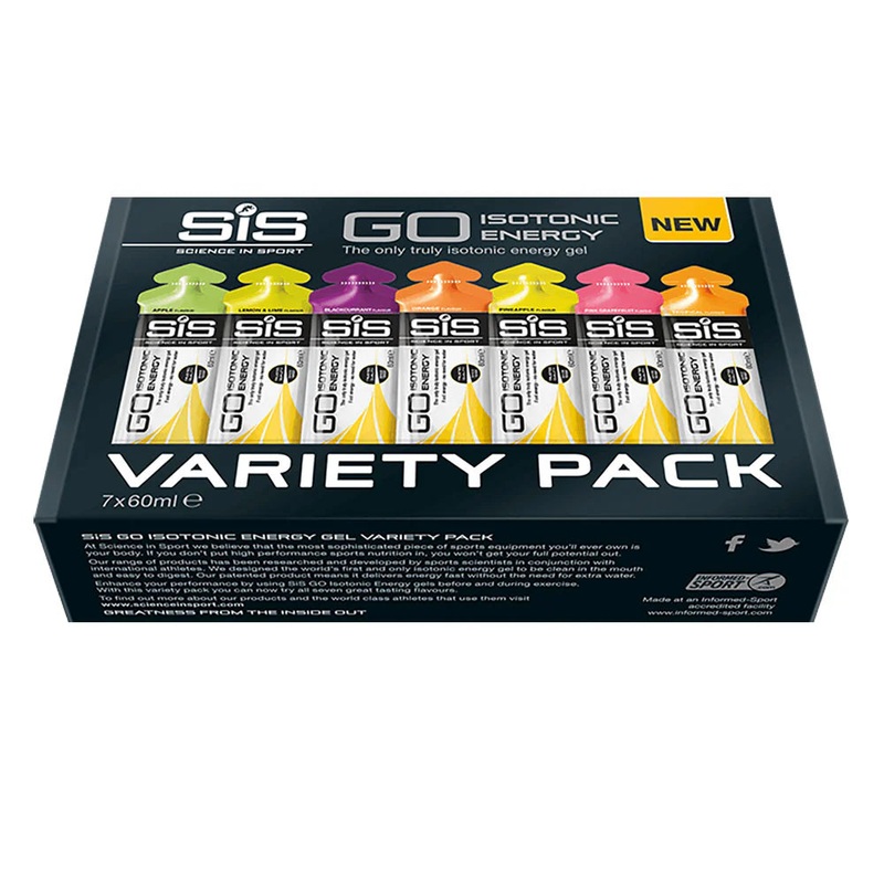 SIS GO ISOTONIC GEL VARIETY PACK 7 X 60ML