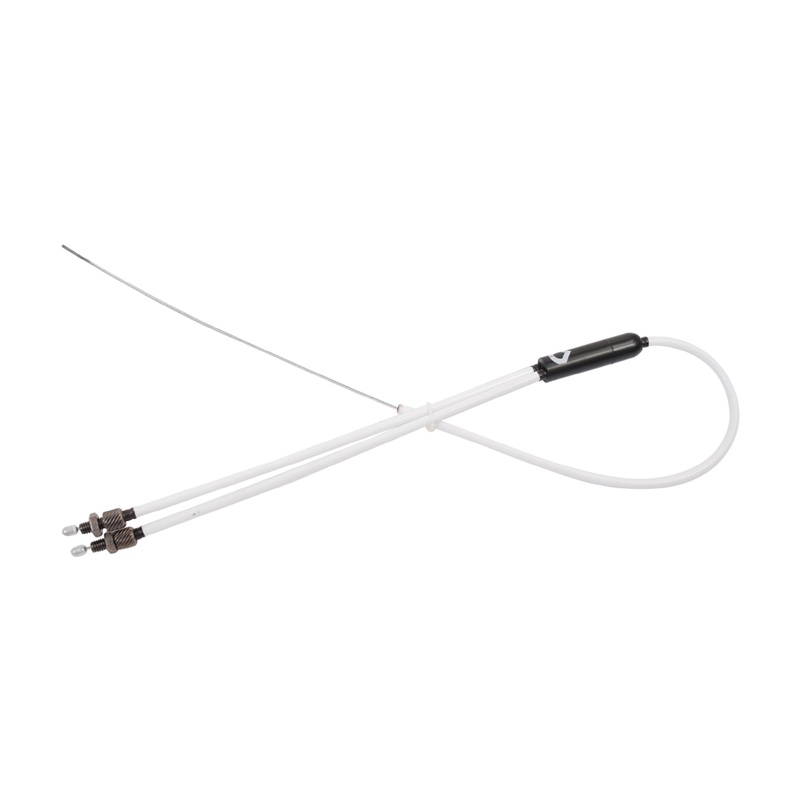 Vocal BMX Linear Retro Lower Gyro Cable / White