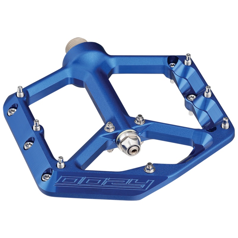 Spank Oozy Flat Pedals Blue