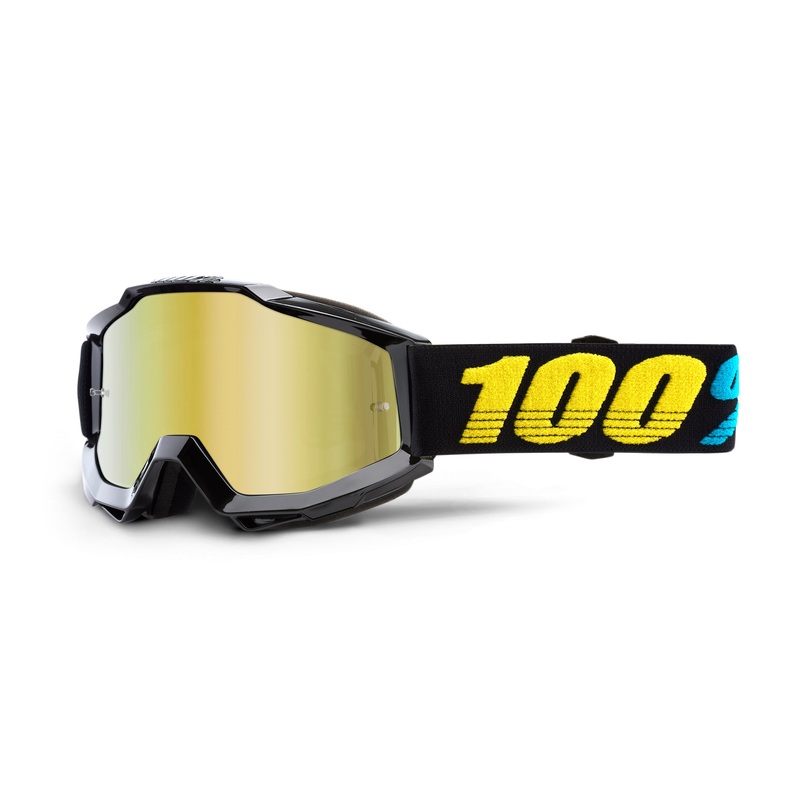 100 Percent Accuri Goggle Virgo, Mirror Gold Lens