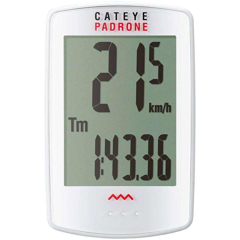 CatEye Padrone Bike Computer – Wireless, White