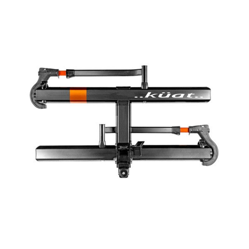 Kuat Sherpa 2.0 – 2 – 2-Bike Rack – Gray Metallic and Orange Anodize